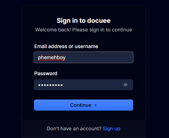 Create Your Account